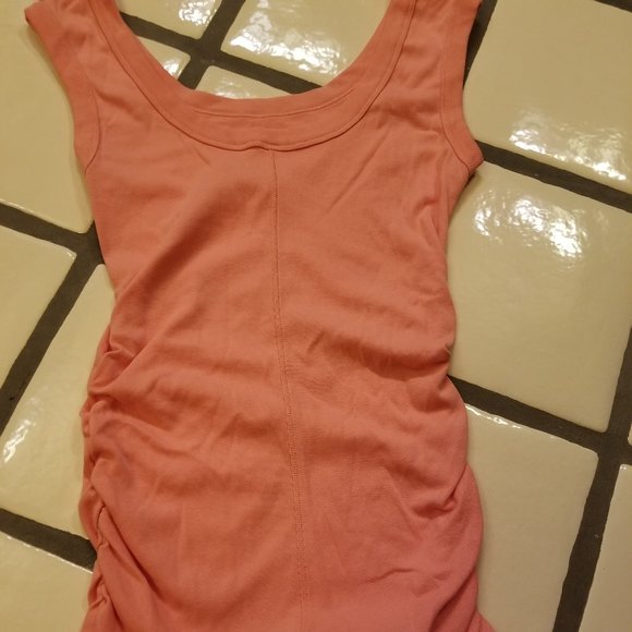 Victoria's Secret Peach Ruched Long Tank Top - Picture 8 of 8